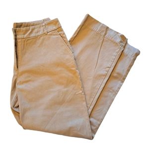 Hanna Andersson Split-Hem Khakis Size 12